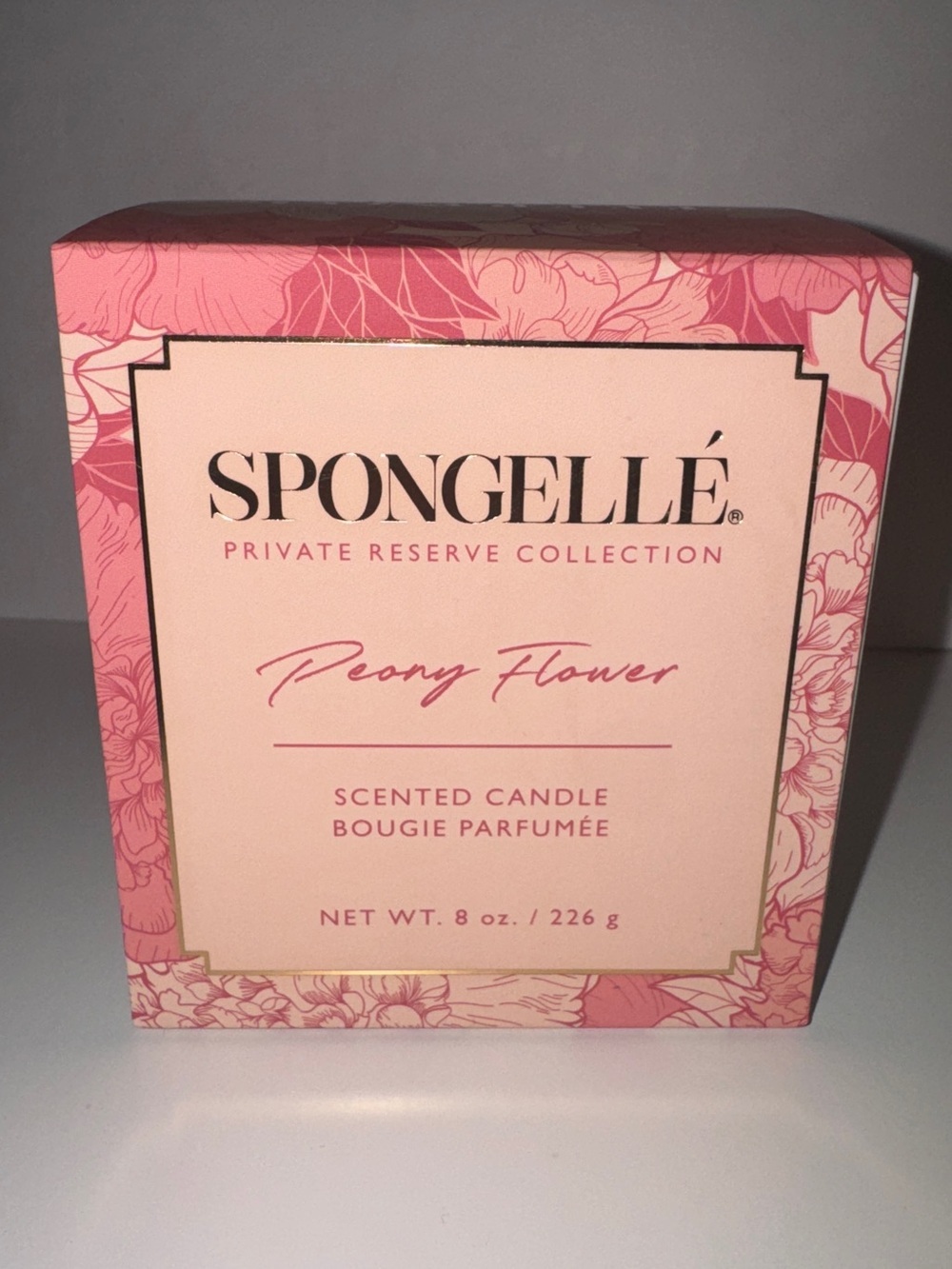 Spongelle peony flower candle - Picture 3 of 5